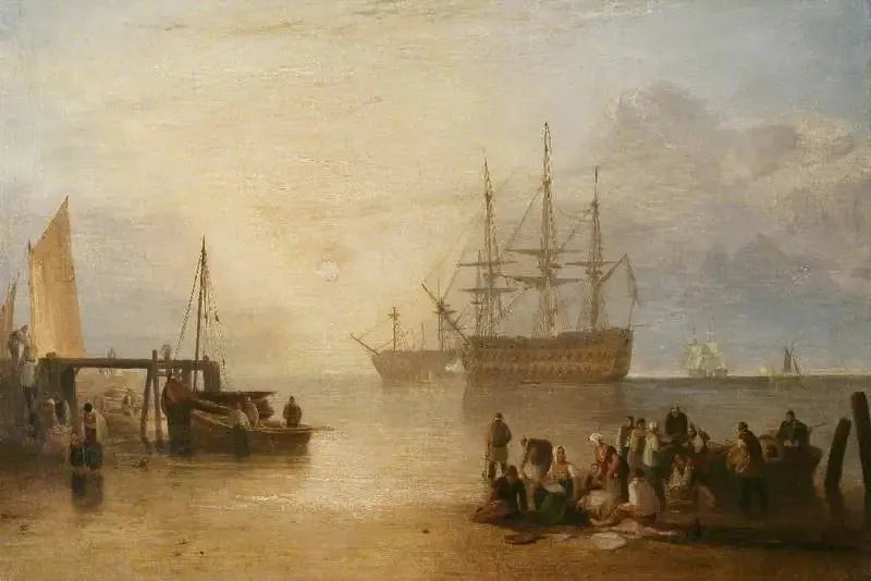 El Sol poniéndose a través del vapor - J. M. W. Turner