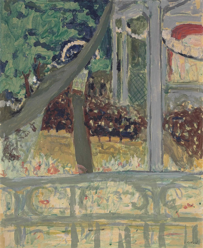 Teatro al aire libre (el quiosco) - Édouard Vuillard