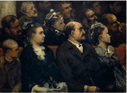 Teatro francés - Honoré Daumier