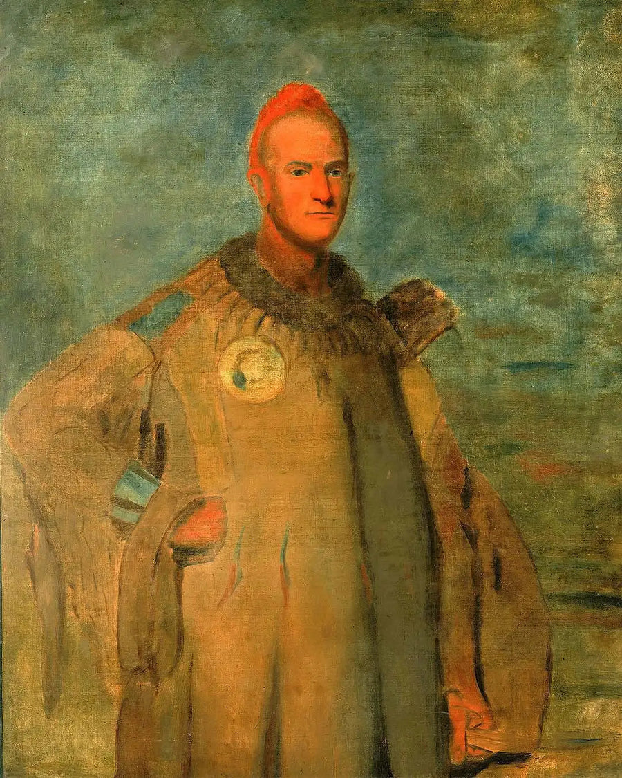 Theodore Burr Catlin, en traje indio - George Catlin