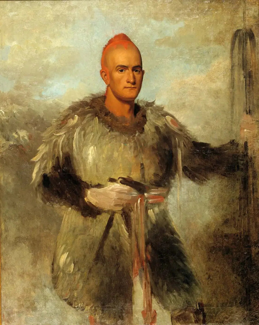 Theodore Burr Catlin, en traje indio - George Catlin