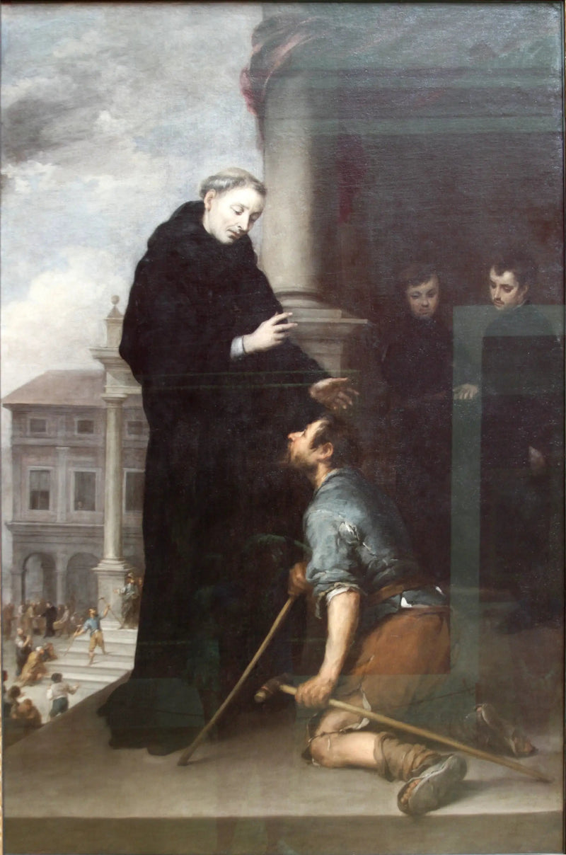 Thomas de Villanova cura a los enfermos - Bartolomé Esteban Murillo