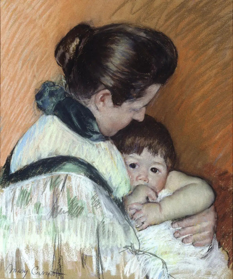 Thomas dormido se chupa el dedo - Mary Cassatt