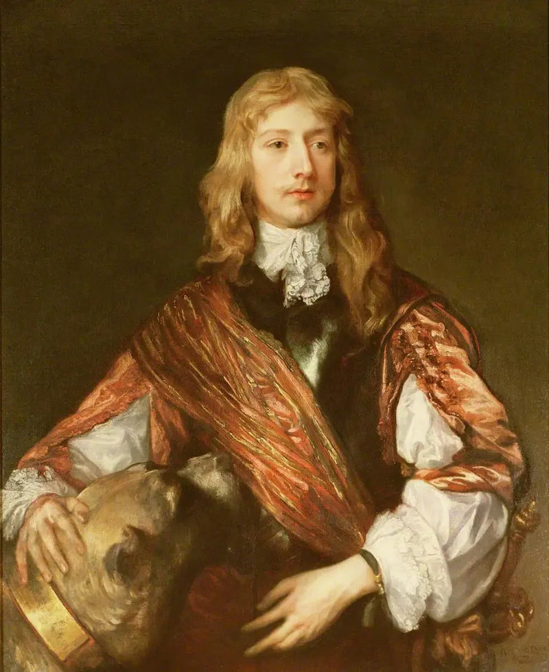 Thomas Killigrew (1611–1682) con un Mastín - Antoine van Dyck