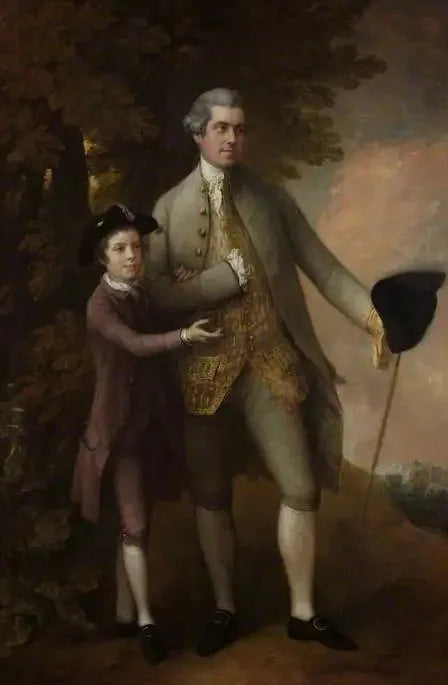 Thomas Rumbold (1736–1791) y su hijo - Thomas Gainsborough