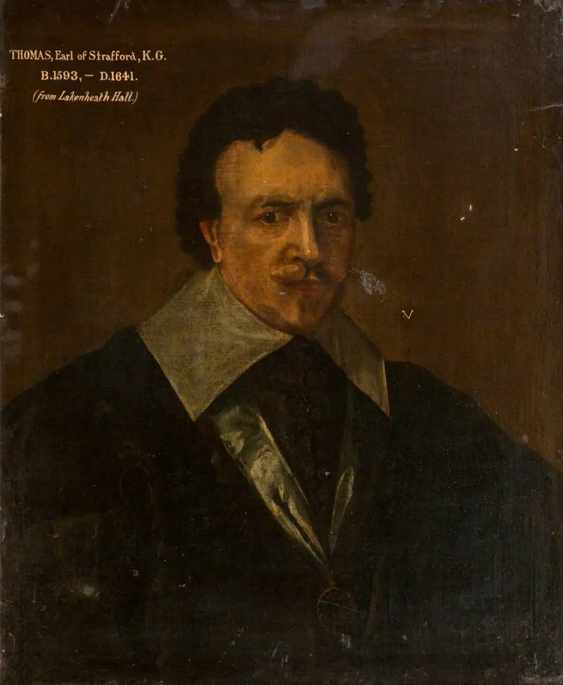 Thomas Wentworth (1593–1641), primer conde de Strafford - Antoine van Dyck