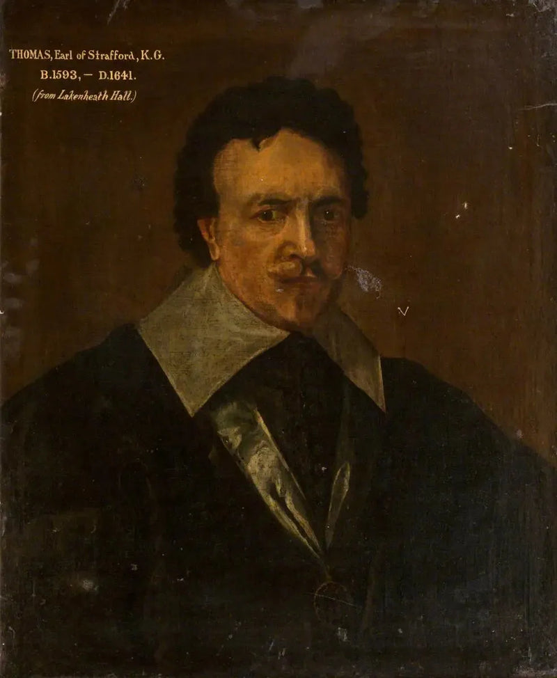 Thomas Wentworth (1593–1641), primer conde de Strafford - Antoine van Dyck