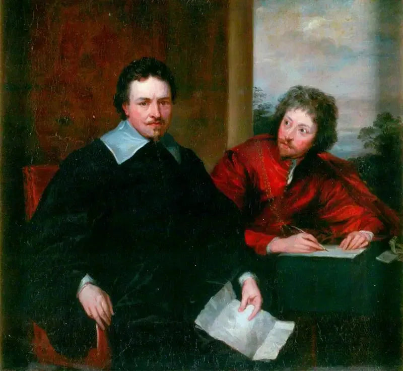 Thomas Wentworth (1593–1641), primer conde de Strafford, y su secretario Sir Philip Mainwaring (1589–1661) - Antoine van Dyck