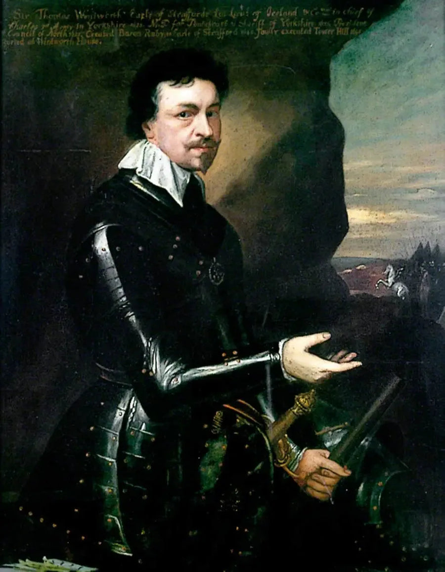 Thomas Wentworth (1593–1641), primer conde de Strafford - Antoine van Dyck