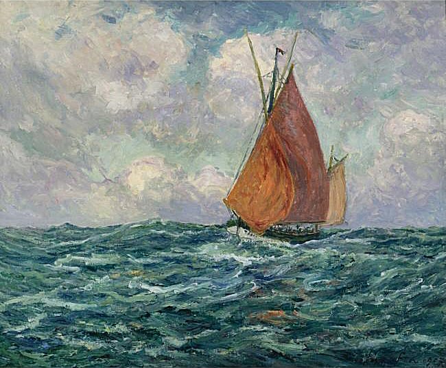 Thonero en el mar - Maxime Maufra