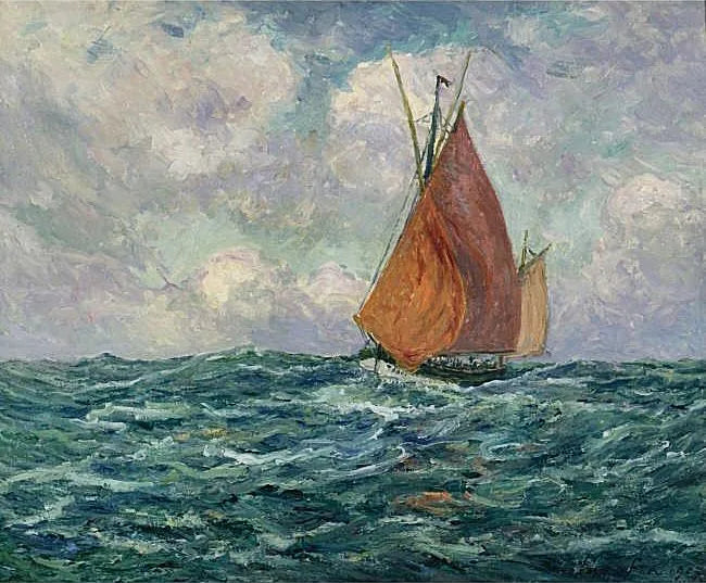 Thonero en el mar - Maxime Maufra