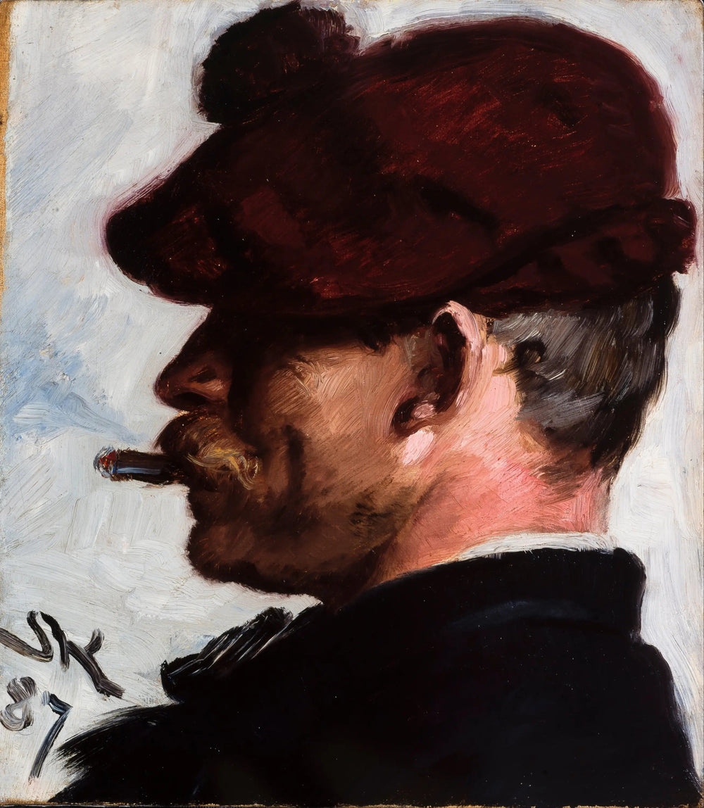 Thorvald Niss - Peder Severin Krøyer image 1 reproduction d’œuvre d’art à l’huile
