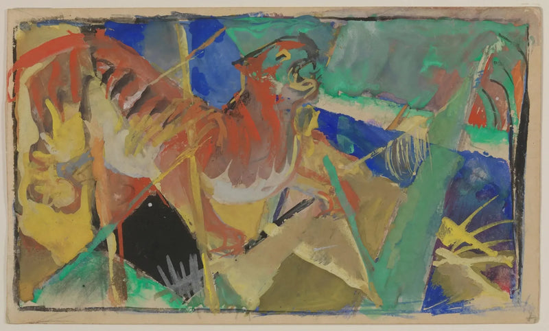 Tigre en la jungla - Franz Marc