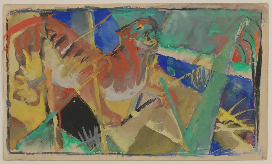 Tigre en la jungla - Franz Marc