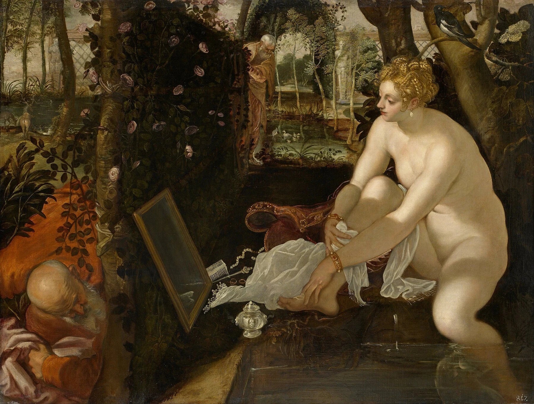 Suzanne et les Vieillards, peinture de Le Tintoret
