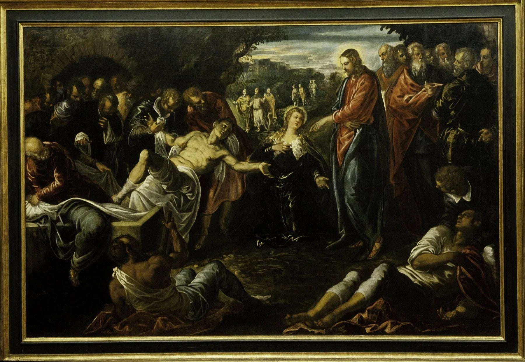 La Résurrection de Lazare, peinture de Le Tintoret