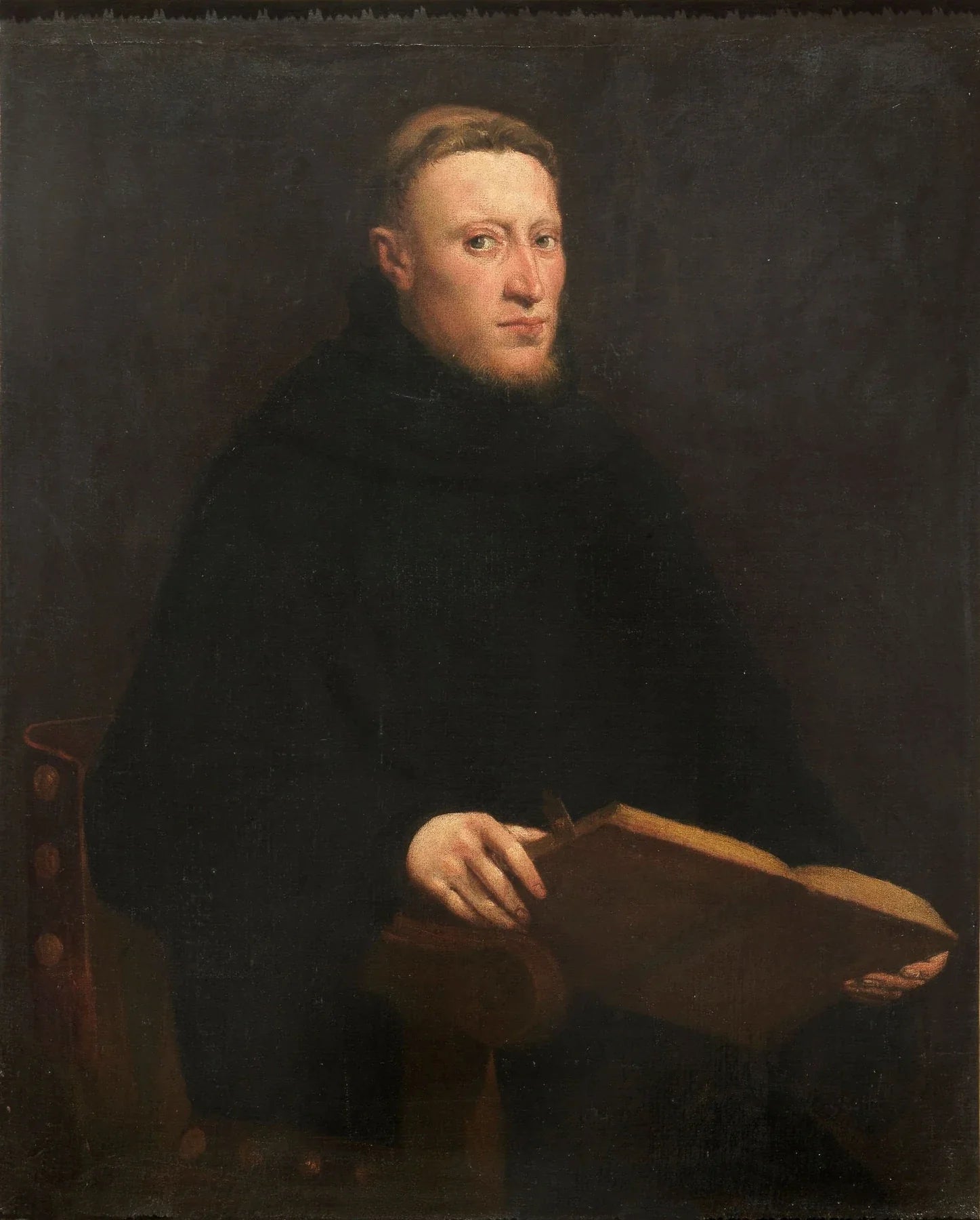 Portrait d'Onofrio Panvinio, peinture de Le Tintoret