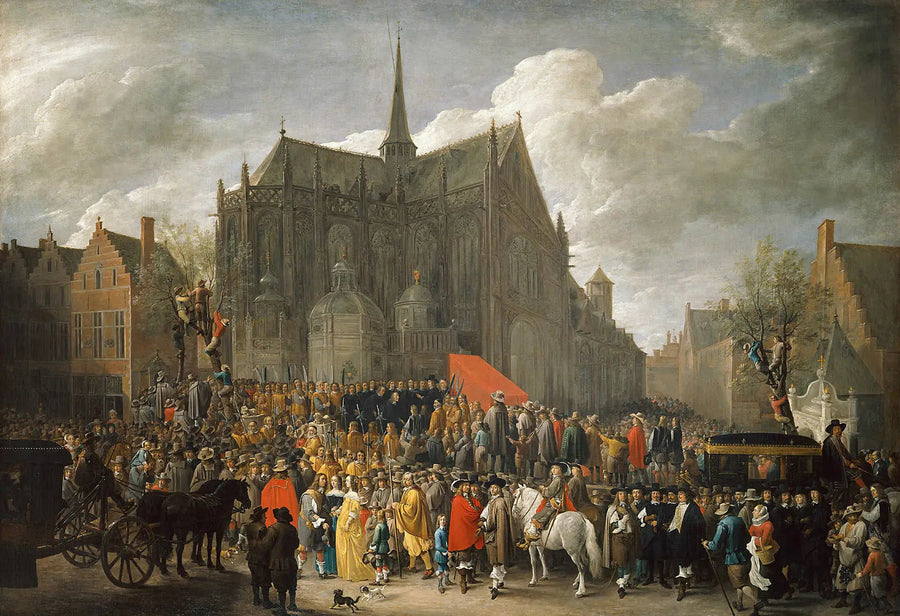 Tiro al pavo en Bruselas - David Teniers el Joven
