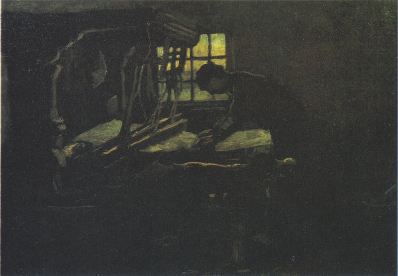 Tisserand organizando los hilos - Vincent van Gogh