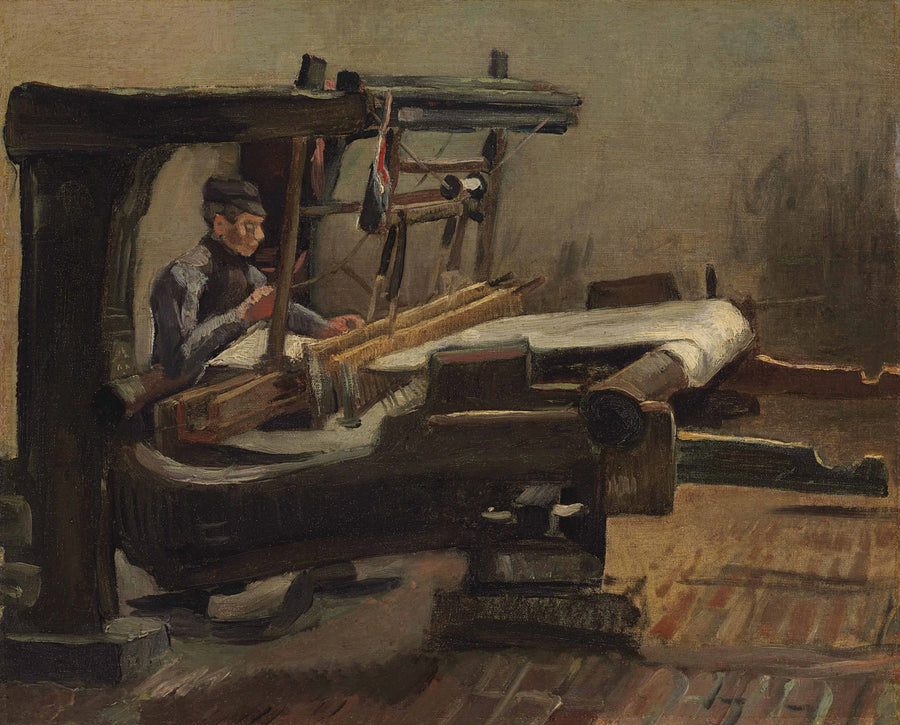 Tisserand girando hacia la derecha - Vincent van Gogh