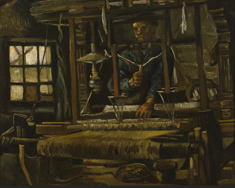 La casa de un tejedor - Vincent van Gogh