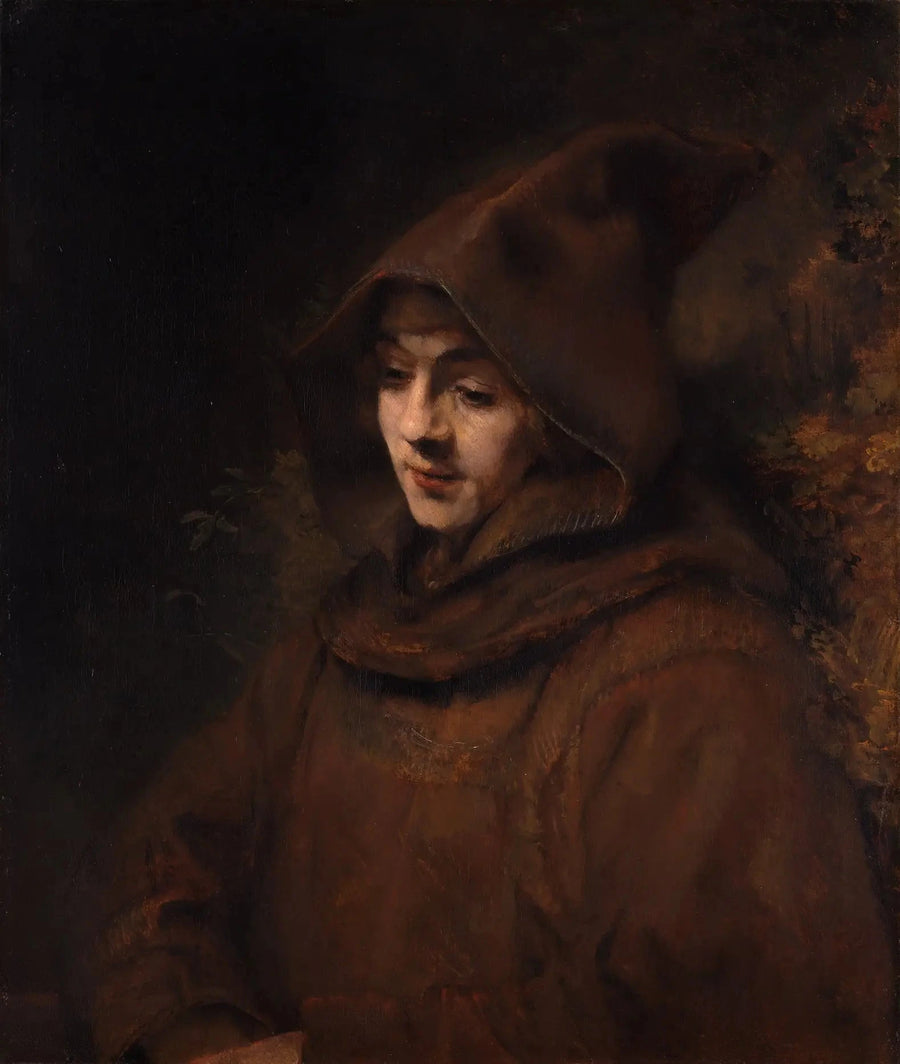 Titus en monje - Rembrandt
