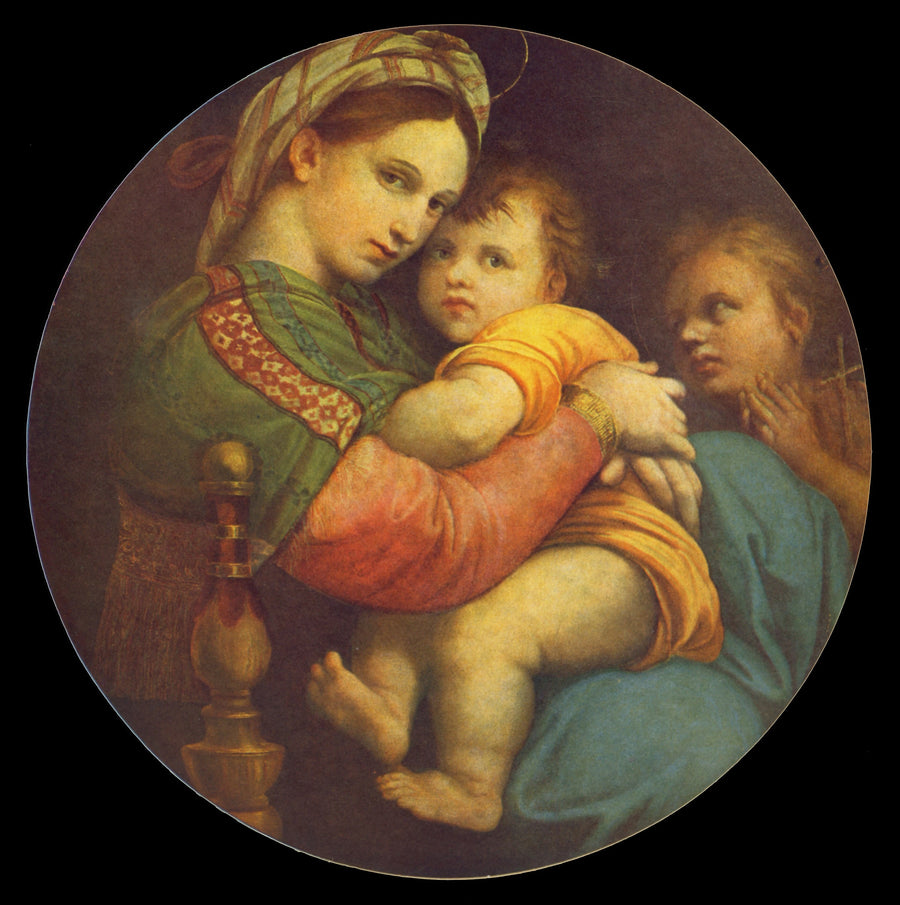 La Madonna de la silla - Rafael Sanzio