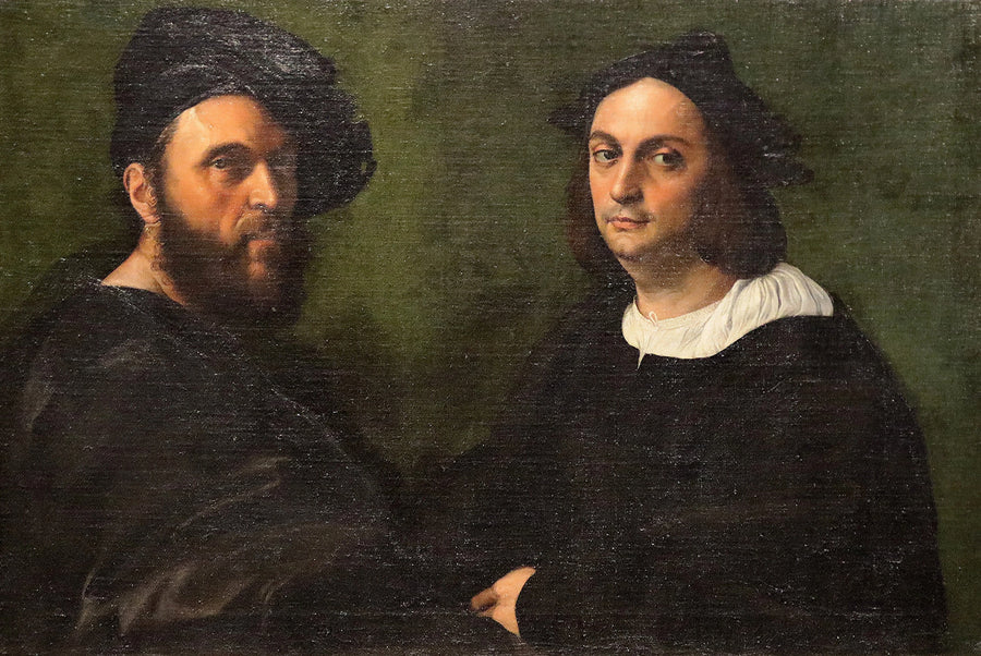 Doble retrato de Andrea Navagero y Agostino Beazzano - Rafael Sanzio