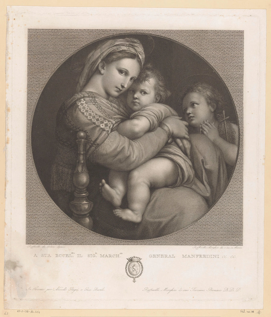 Virgen con el Niño (Madonna della Seggiola) - Rafael Sanzio