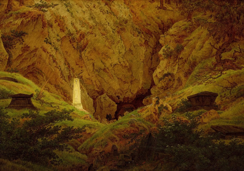 Tumbas de los combatientes por la Libertad - Caspar David Friedrich