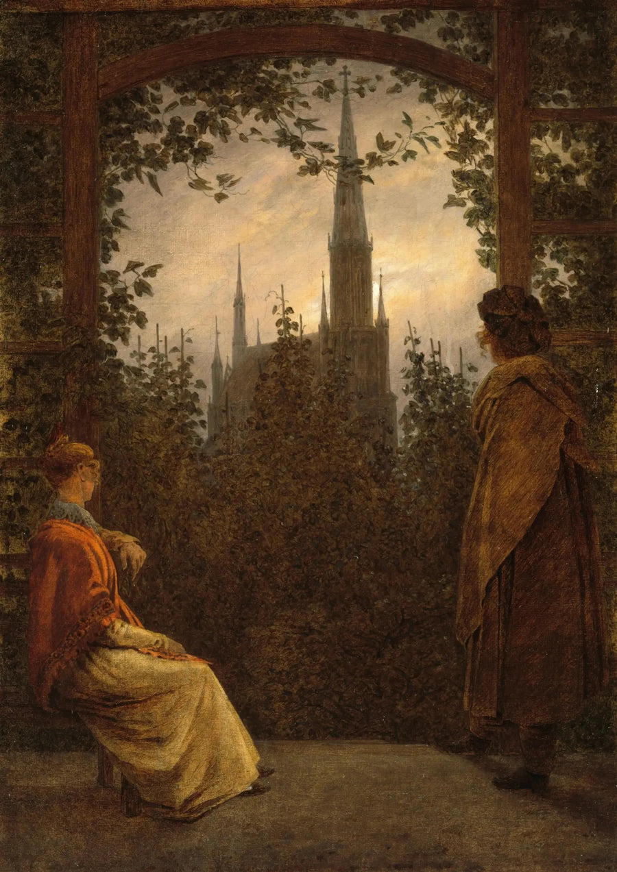 Toldo en Greifswald - Caspar David Friedrich