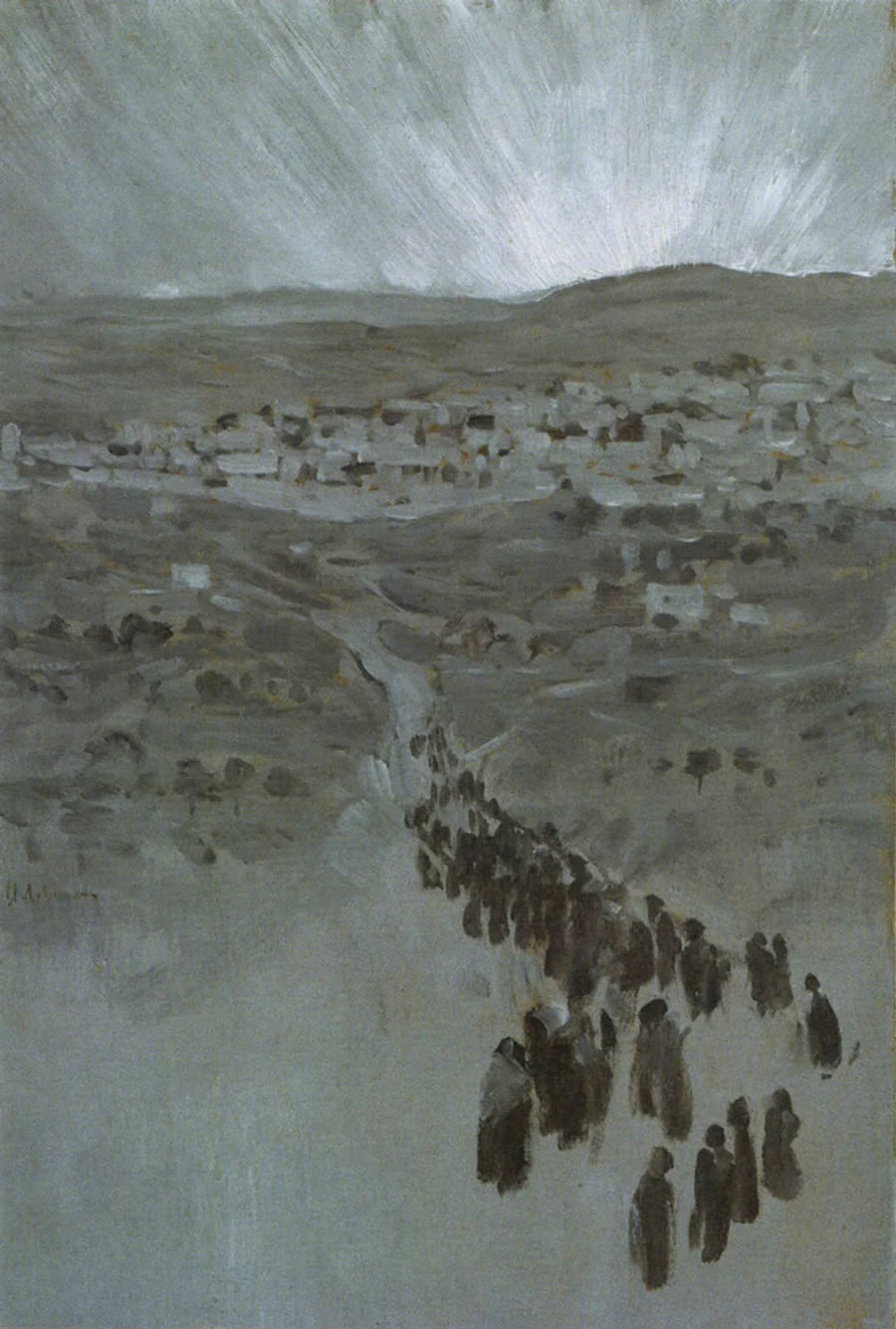 Sur le chemin de Sion - Isaac Levitan