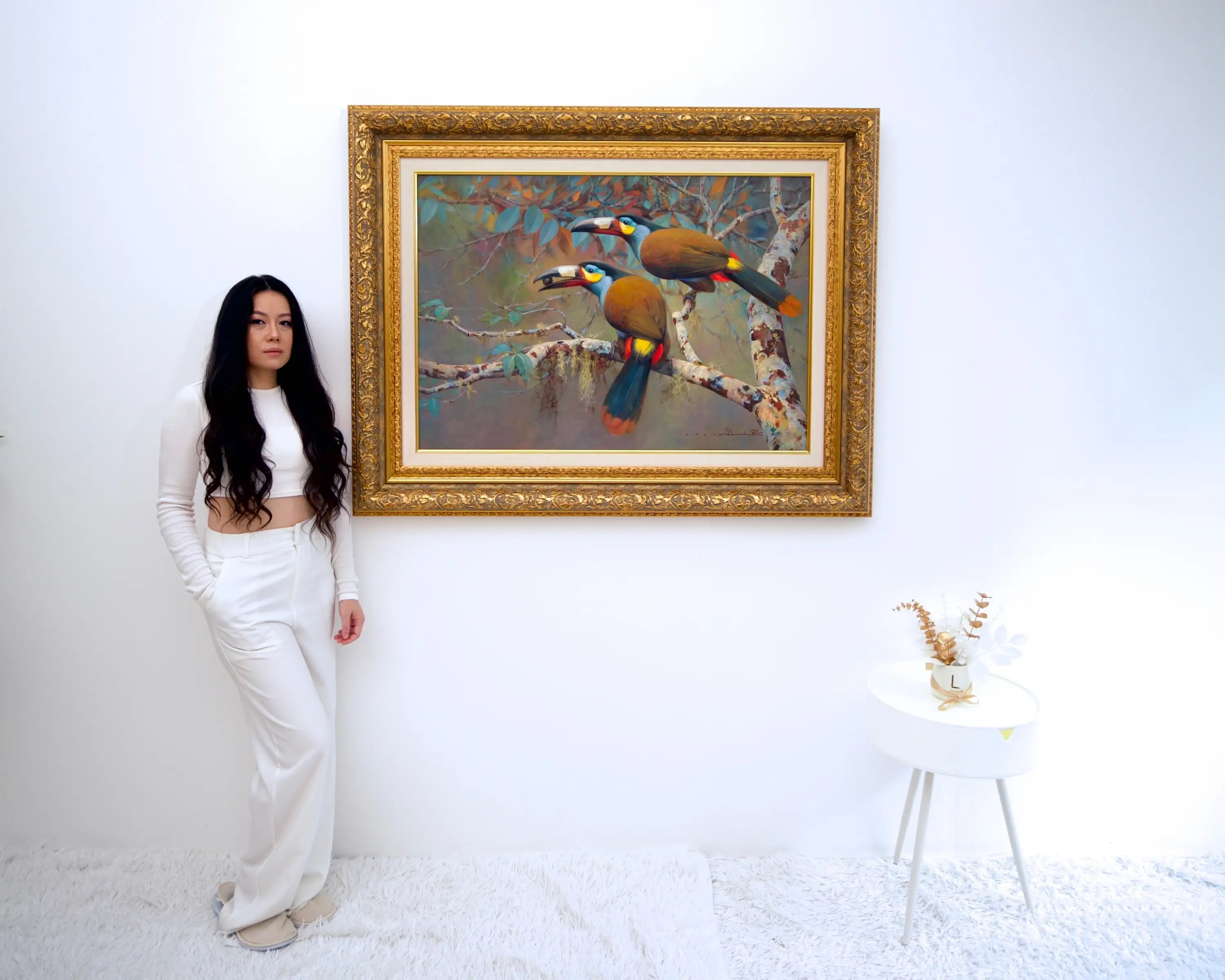 Toucan des Montagnes | 60 x 90 cm image 3 copie de tableau peinte à la main