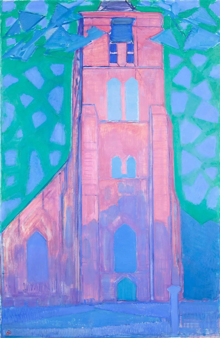 Torre de la iglesia de Zelanda - Piet Mondrian