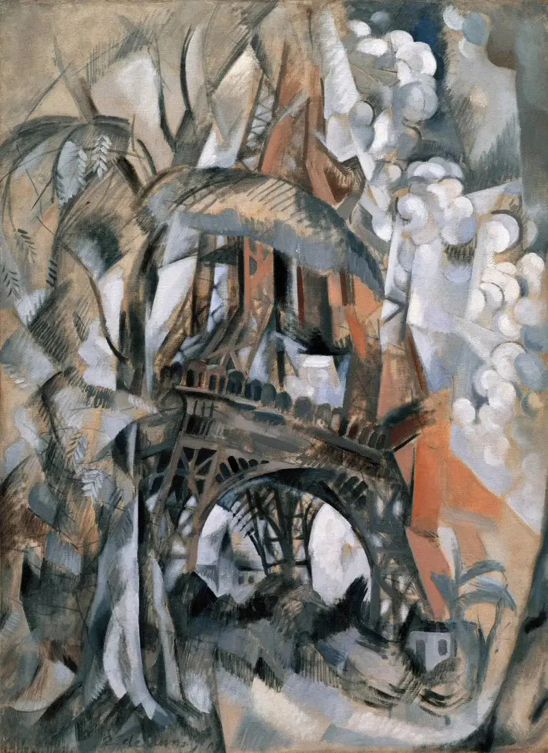 Torre Eiffel entre árboles - Robert Delaunay