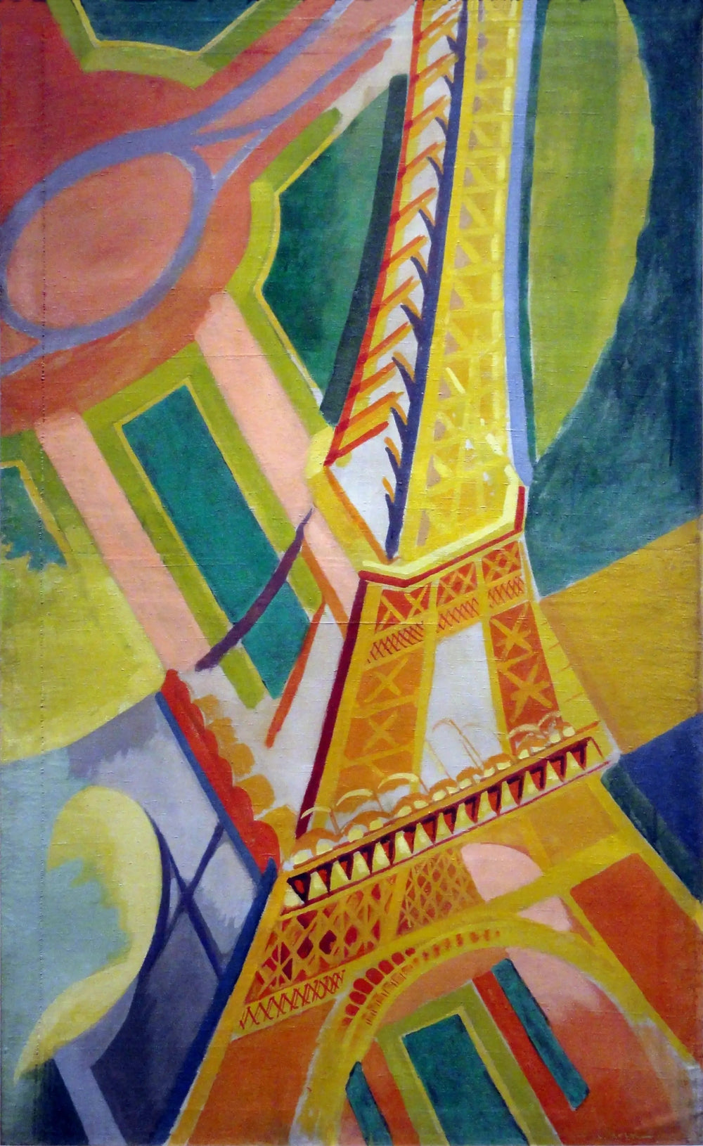 Tour Eiffel - Robert Delaunay image 1 copie peinte à la main à l’huile