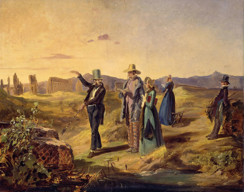 Turistas ingleses en el campo - Carl Spitzweg