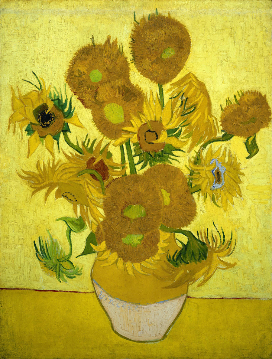 Naturaleza muerta: Jarrón con quince girasoles - Vincent van Gogh