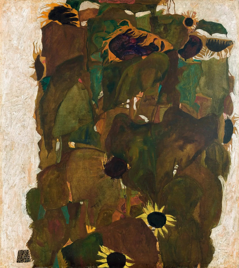 Girasoles I - Egon Schiele