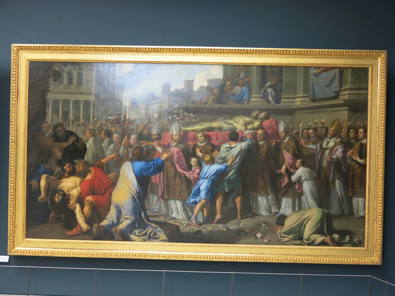 Traducción de los cuerpos de San Gervasio y San Protasio - Philippe de Champaigne