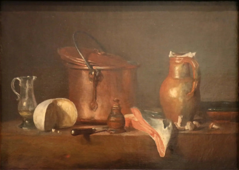 Rebanada de salmón - Jean Simeón Chardin