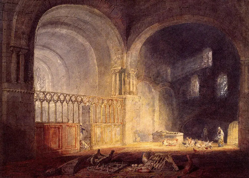 Transepto del Priorato de Ewenny, Glamorganshire - J. M. W. Turner