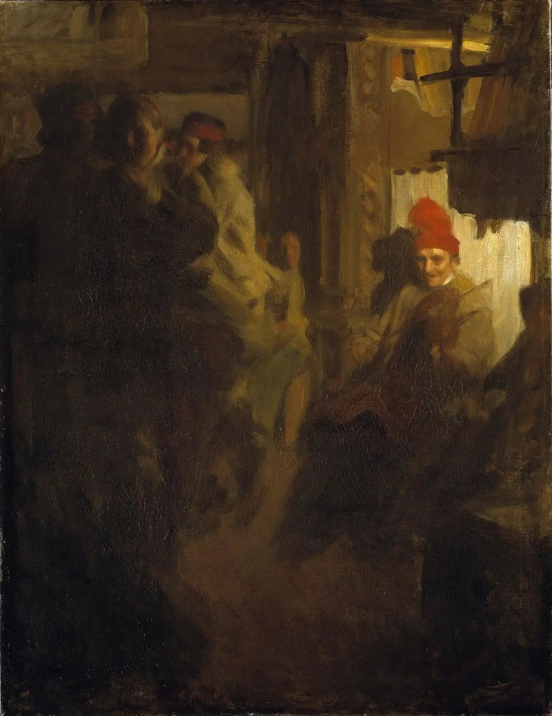 Transferido al Parlamento sueco: Danza en Gopsmor - Anders Zorn