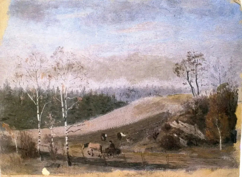 Trabajo de otoño en el campo - Edvard Munch
