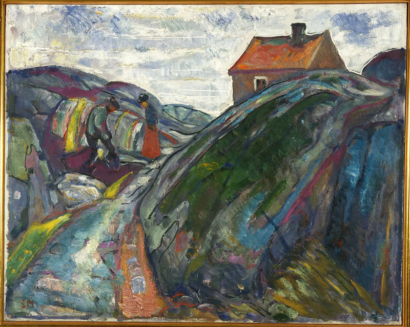 Trabajo de primavera en los Skerries - Edvard Munch