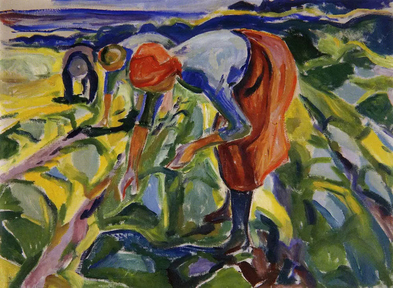 Trabajo de los campos - Edvard Munch