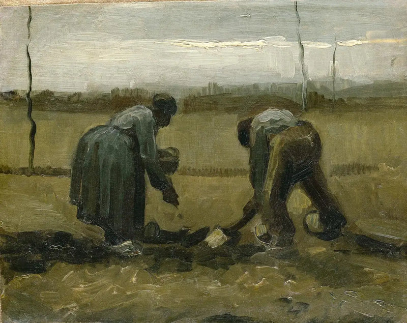 Trabajo de los campos - Vincent van Gogh