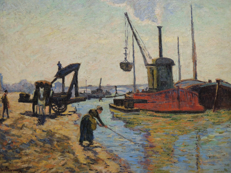 Trabajos en el Puente Nacional - Armand Guillaumin