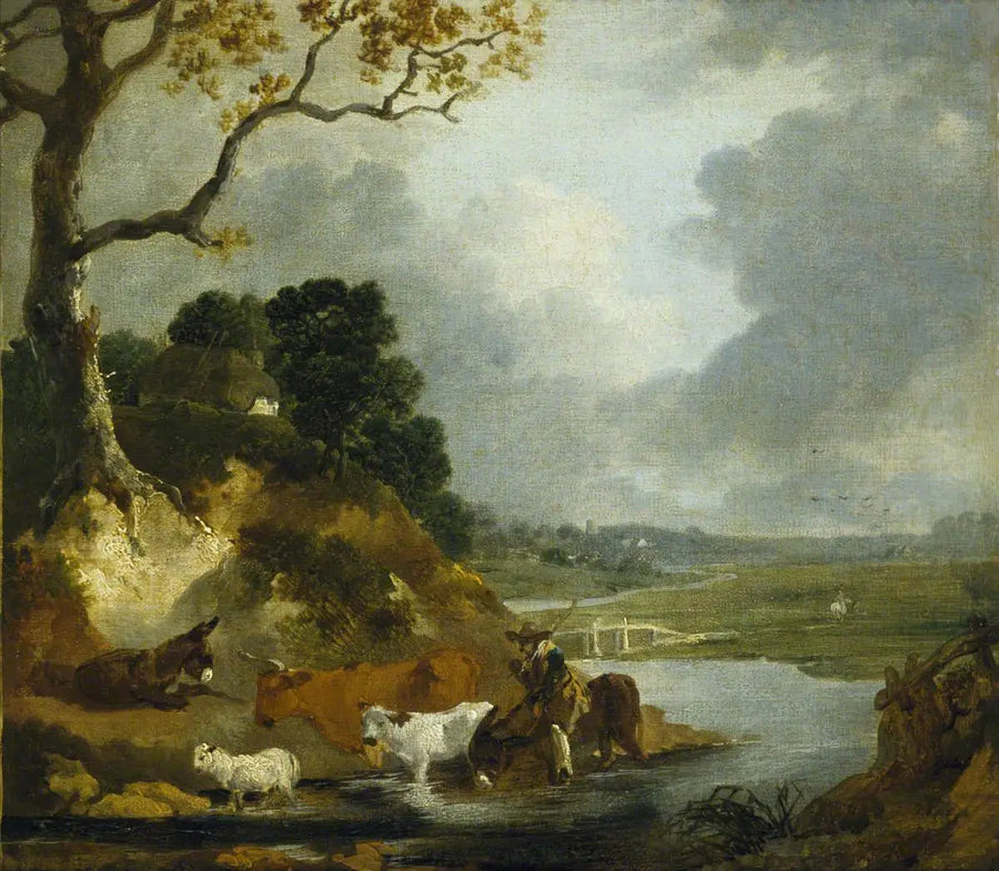 Cruce del riachuelo - Thomas Gainsborough