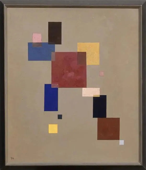 Trece rectángulos - Vassily Kandinsky
